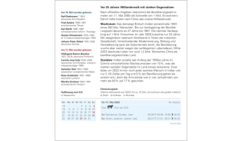 Chronik Tagesabreißkalender 2025