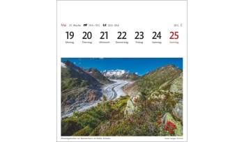 Alpen Sehnsuchtskalender 2025