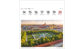 Deutschland Sehnsuchtskalender 2025