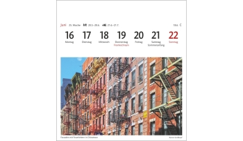 New York Sehnsuchtskalender 2025