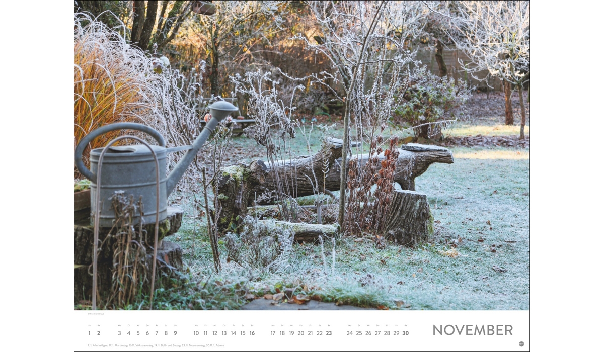 Gartenparadies Posterkalender 2025