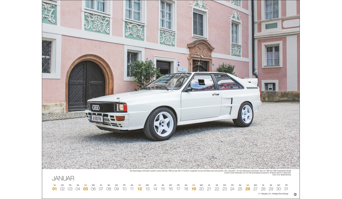 Legendäre Autos Posterkalender 2025