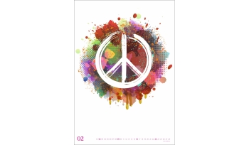 Peace Posterkalender 2025