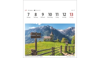 Südtirol Sehnsuchtskalender 2025