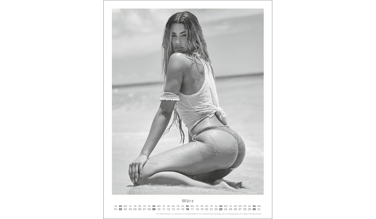 Women Kalender black & white 2025