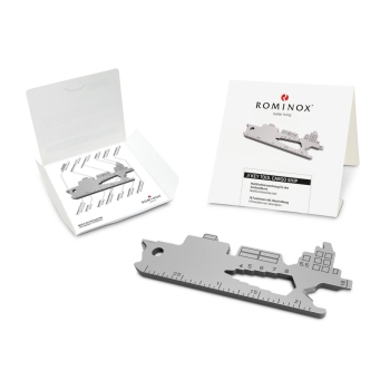 Geschenkartikel: ROMINOX® Key Tool Cargo Ship / Containerschiff (19 Funktionen) im Motiv-Mäppchen Frohe Ostern