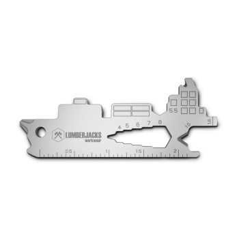 Geschenkartikel: ROMINOX® Key Tool Cargo Ship / Containerschiff (19 Funktionen) im Motiv-Mäppchen Frohe Ostern