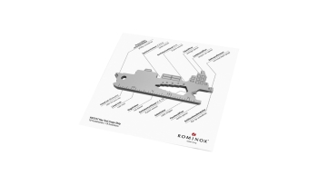 Geschenkartikel: ROMINOX® Key Tool Cargo Ship / Containerschiff (19 Funktionen) im Motiv-Mäppchen Frohe Ostern