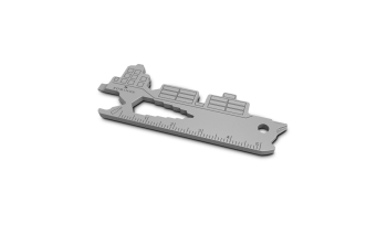 Geschenkartikel: ROMINOX® Key Tool Cargo Ship / Containerschiff (19 Funktionen) im Motiv-Mäppchen Frohe Ostern