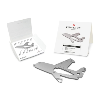 Geschenkartikel: ROMINOX® Key Tool Airplane / Flugzeug (18 Funktionen) im Motiv-Mäppchen Frohe Ostern