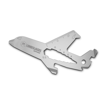 Geschenkartikel: ROMINOX® Key Tool Airplane / Flugzeug (18 Funktionen) im Motiv-Mäppchen Frohe Ostern