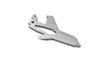 Geschenkartikel: ROMINOX® Key Tool Airplane / Flugzeug (18 Funktionen) im Motiv-Mäppchen Frohe Ostern