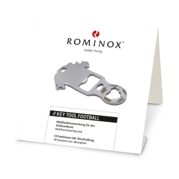 Geschenkartikel: ROMINOX® Key Tool Football / Fußball (18 Funktionen) im Motiv-Mäppchen Frohe Ostern