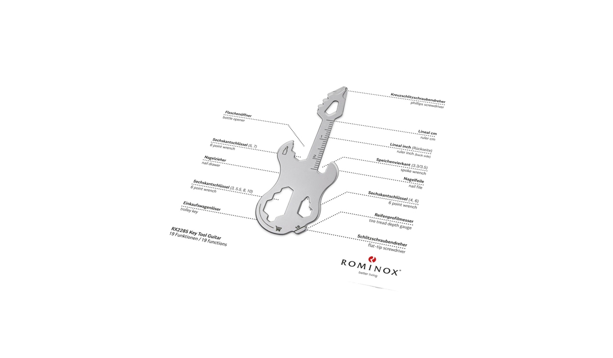 ROMINOX® Key Tool Guitar (19 Funktionen) Frohe Ostern