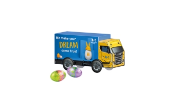 Ostergeschenk: LKW / TRANSPORTER / SCHIFF / BUS PRÄSENT OSTERN