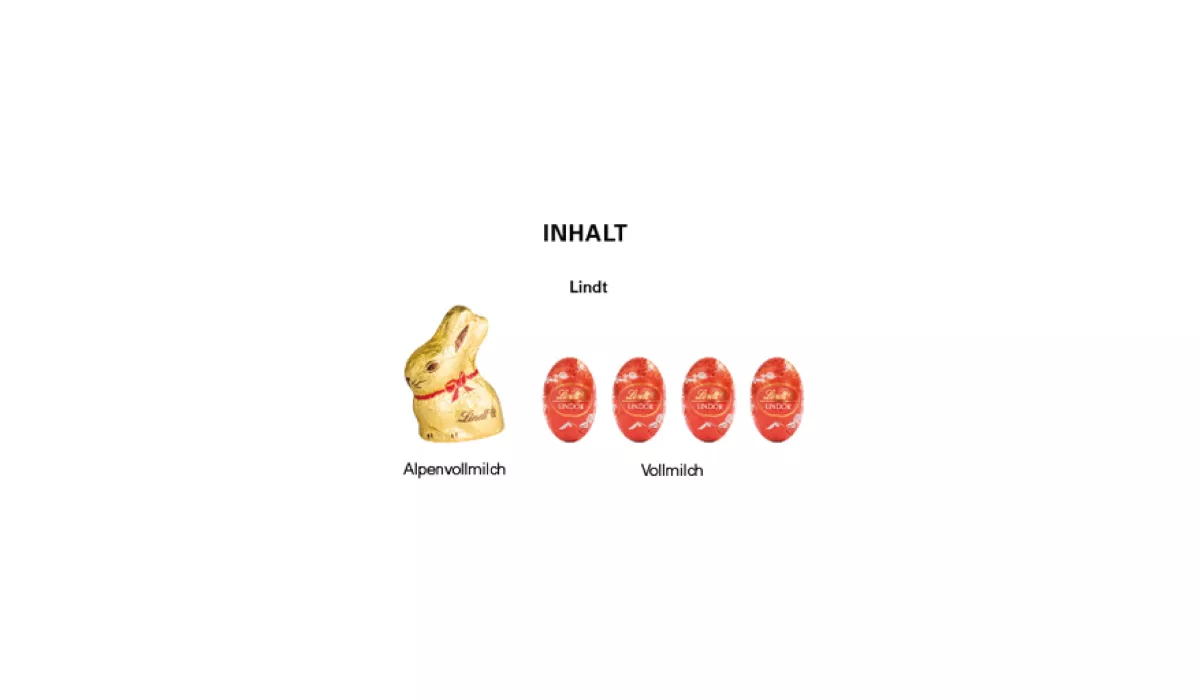 Ostergeschenk: STANDBODENBOX LINDT OSTERN