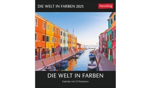 Die Welt in Farben Postkartenkalender 2025