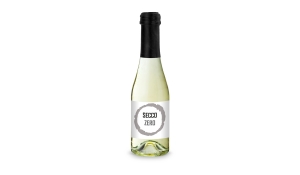 Secco ZERO, alkoholfrei - Flasche klar - Kapsel schwarz, 0,2 l