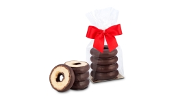 Geschenkartikel / Präsentartikel: Mini-Baumkuchen Zartbitter