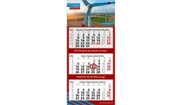 3-Monatskalender 2026 Maxi 3 Standard