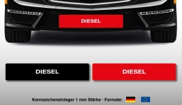 Kennzeicheneinleger Diesel