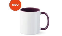 Tasse Funny - weiß/violett