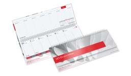 Tischquerkalender 2026 Tempo Register Appleorganic