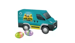 Ostergeschenk: LKW / TRANSPORTER / SCHIFF / BUS PRÄSENT OSTERN