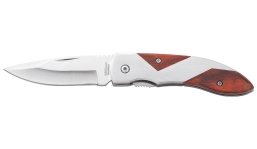 Outdoormesser CrossWood silber