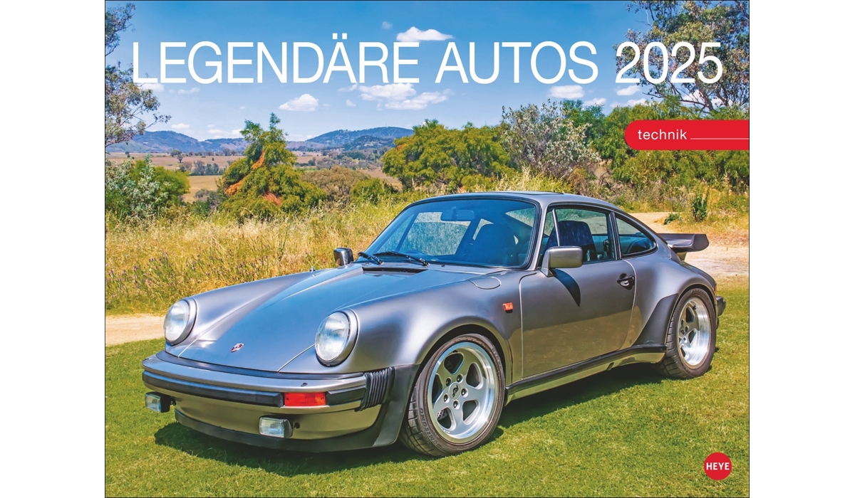 Legendäre Autos Posterkalender 2025