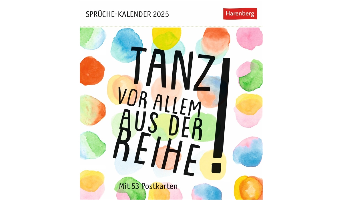 Tanz! Vor allem aus der Reihe Postkartenkalender 2025