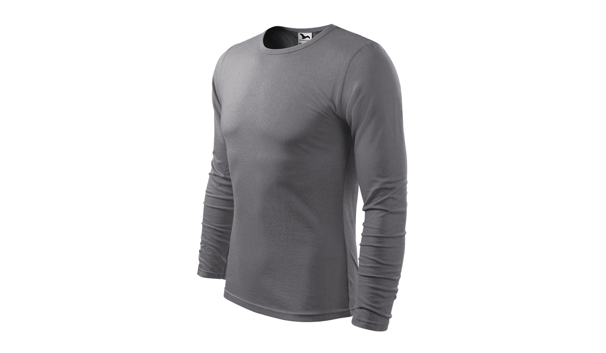 FIT-T LS 119 T-Shirt Herren - stahlgrau