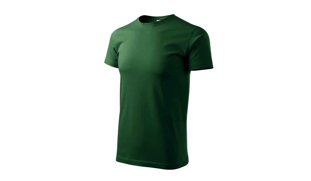 BASIC 129 Herren T-Shirt - flaschengrün