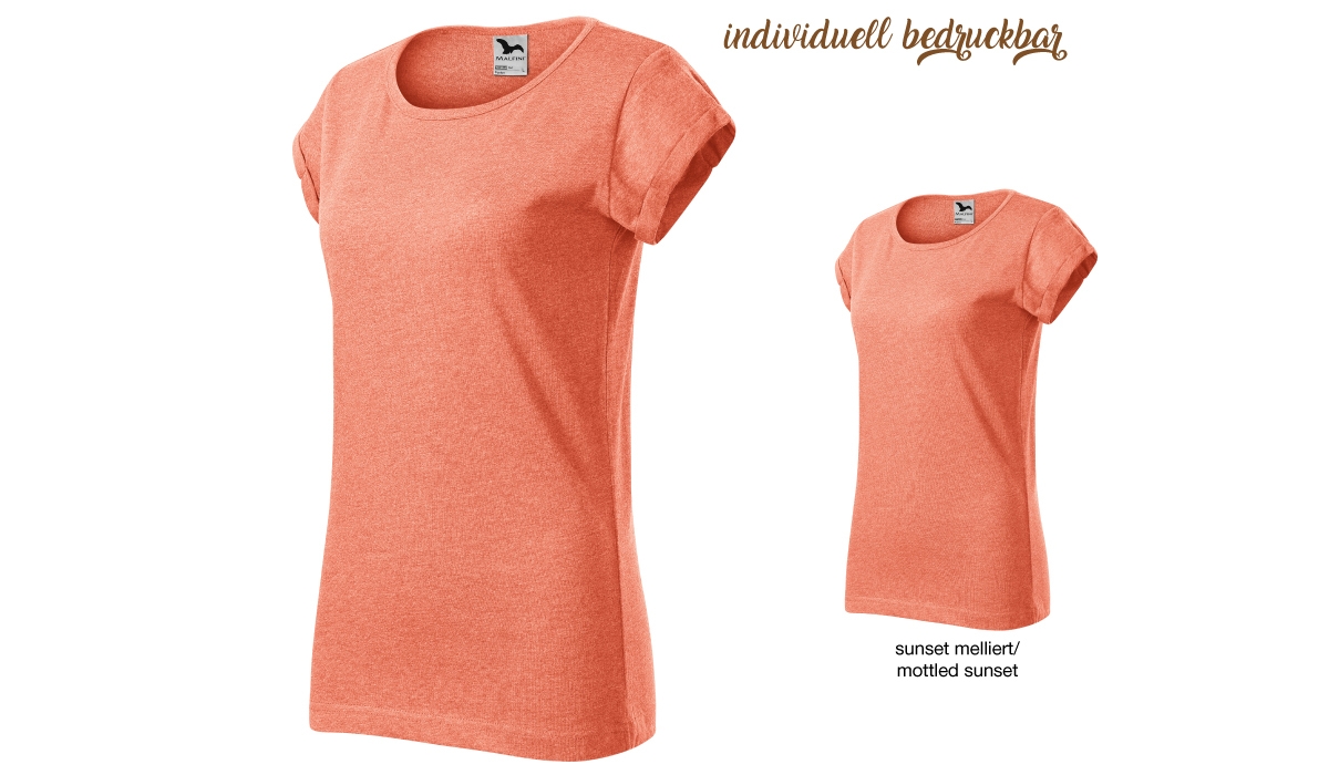 FUSION 164 Damen Tshirt - sunset melliert