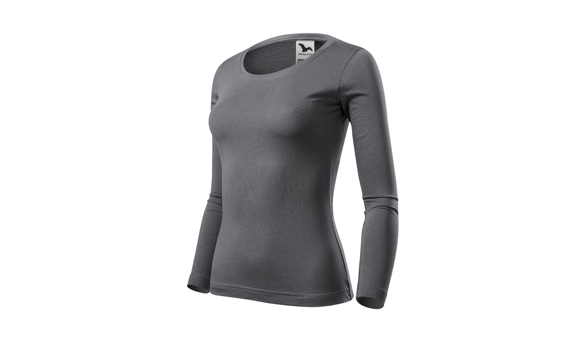 FIT-T LS 169 T-Shirt Damen - stahlgrau