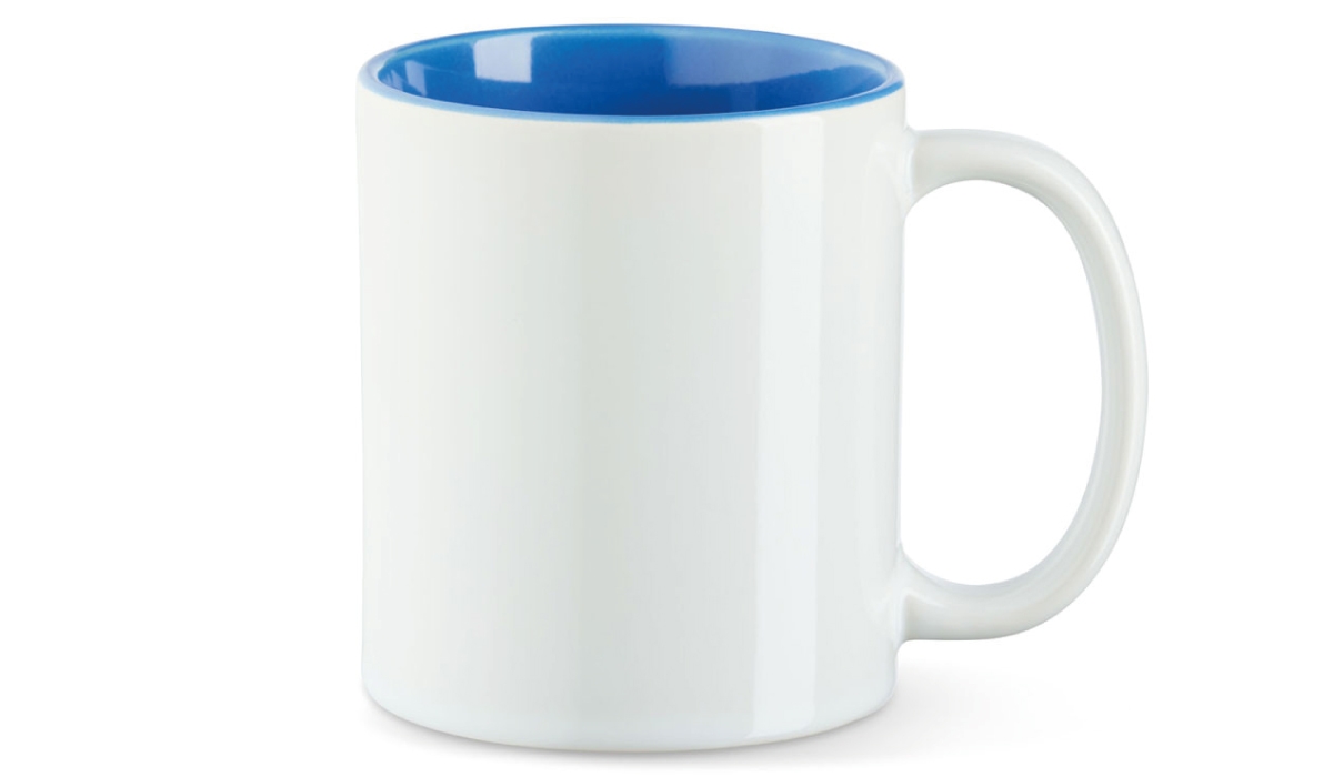 Tasse Maria - weiß/cambridge blau