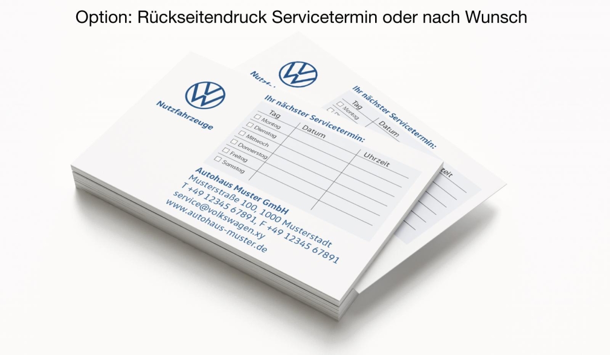 Terminkarten 2 VW Nutzfahrzeuge