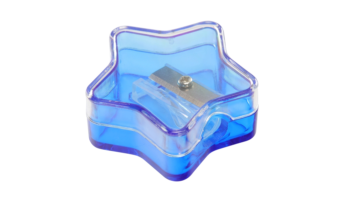 Spitzer - Stern - transparent blau