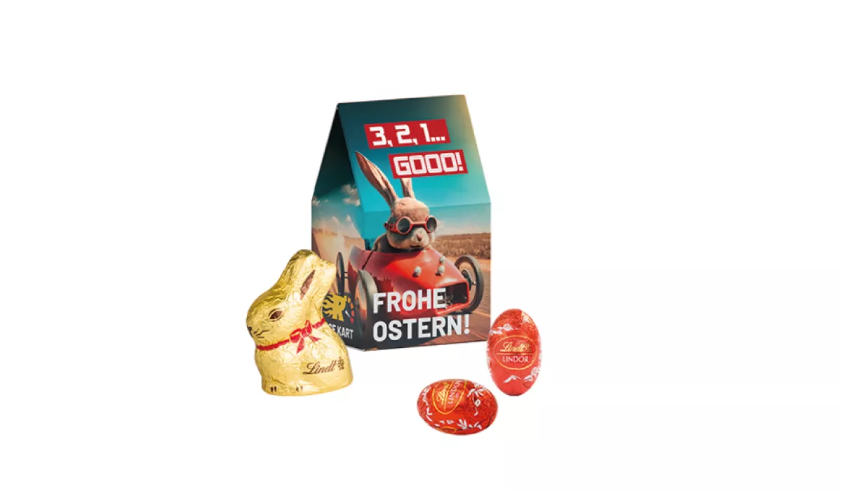 Ostergeschenk: STANDBODENBOX LINDT OSTERN