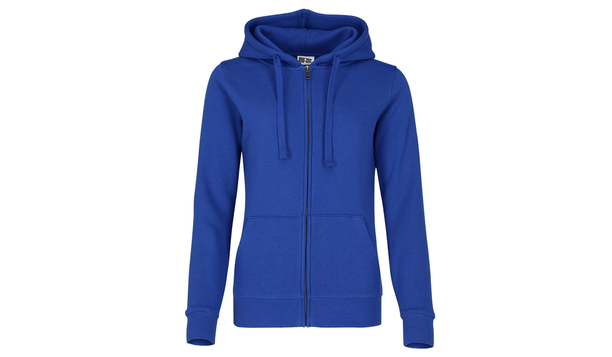 Damen Authentic Kapuzen-Sweatjacke - königsblau