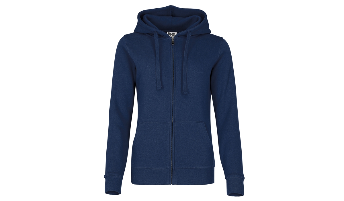 Damen Authentic Kapuzen-Sweatjacke - marine