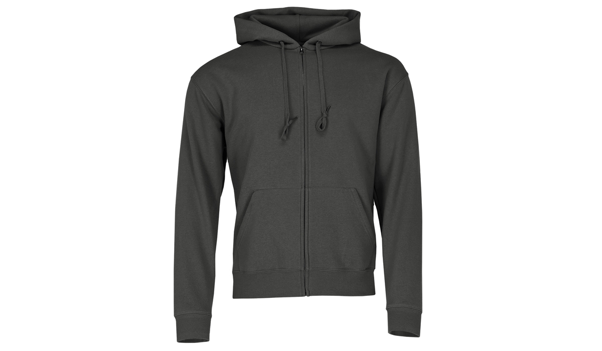 Premium Kapuzen-Sweatjacke Men - anthrazit