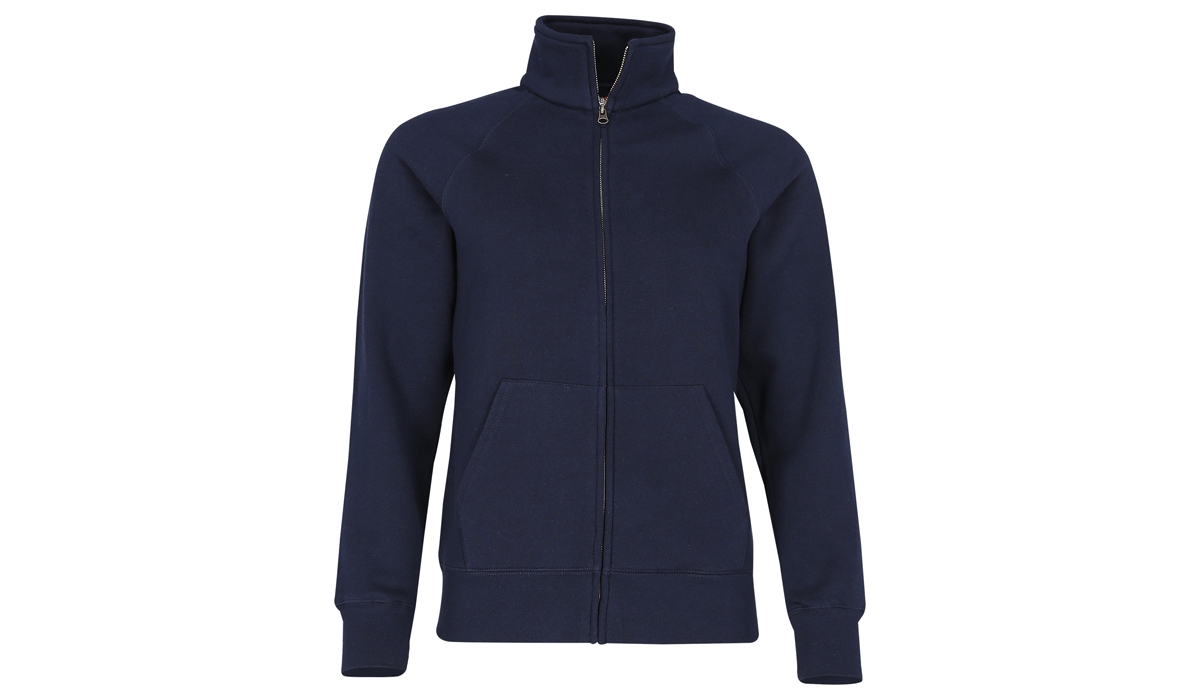 Premium Sweatjacke Ladies - dunkle marine