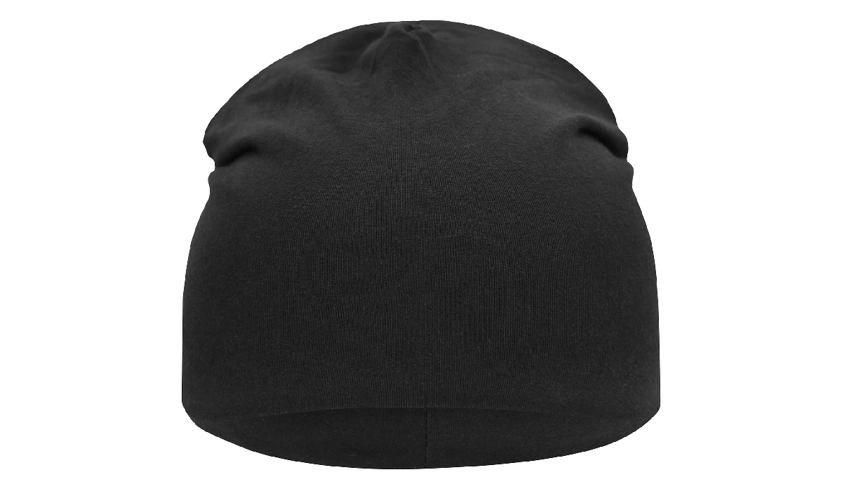 Jersey Beanie - schwarz